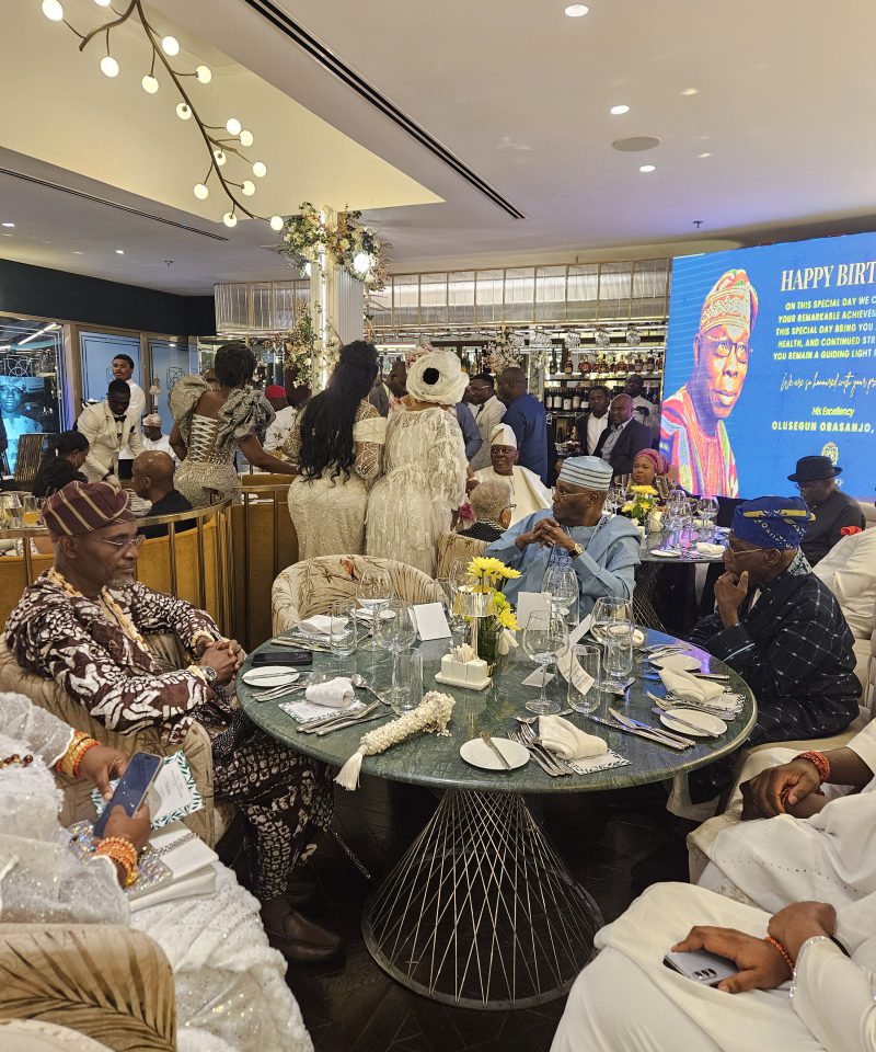 Photos of former President Obasanjo's birthday