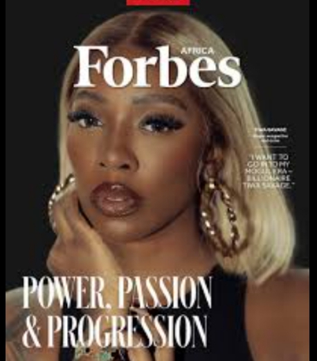 Forbes 2025 Tiwa is savage and shining