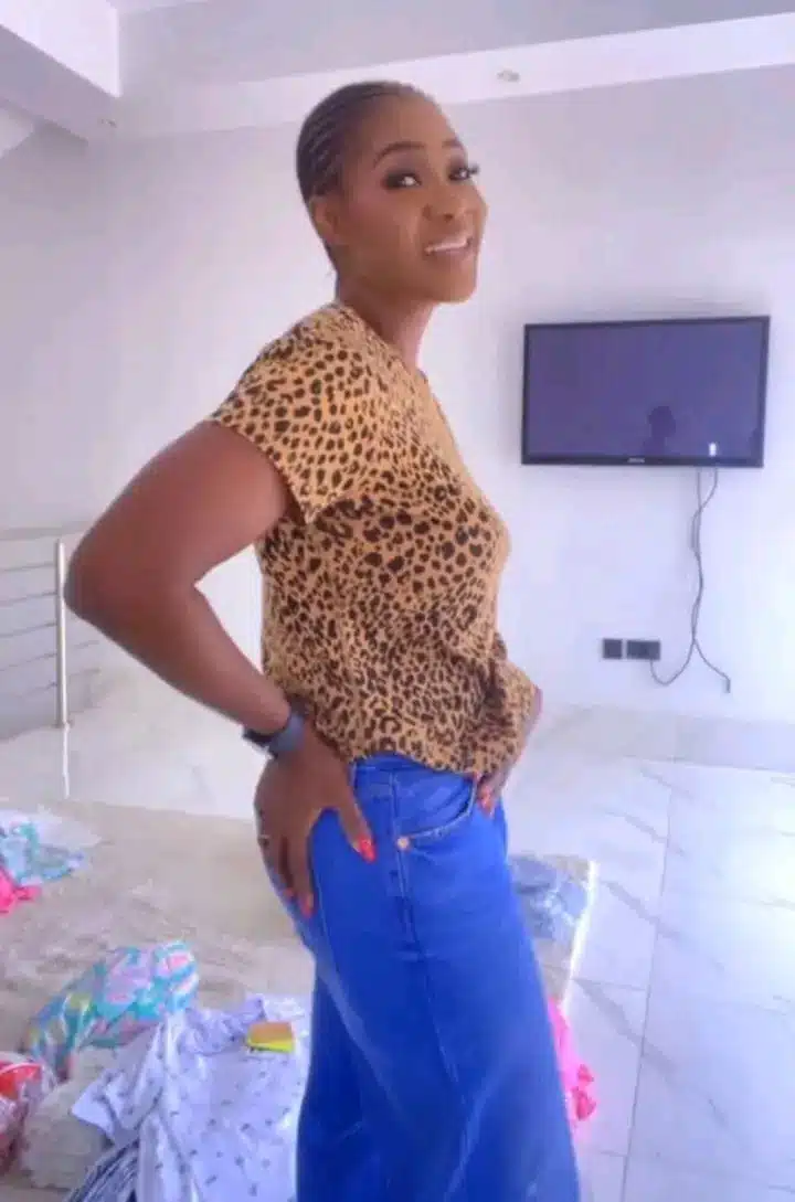 Fans react when Mercy Johnson 