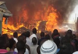 JUST IN: Fire Guts Cross River Market