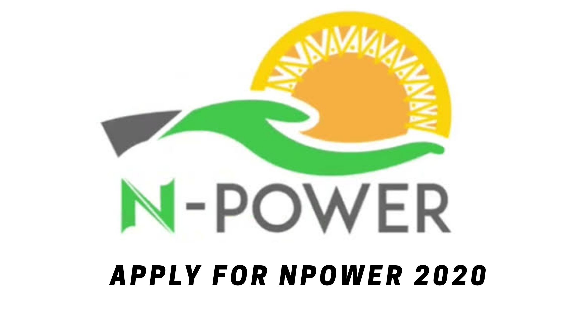 Apply For Npower 2020 | Daily Report Nigeria