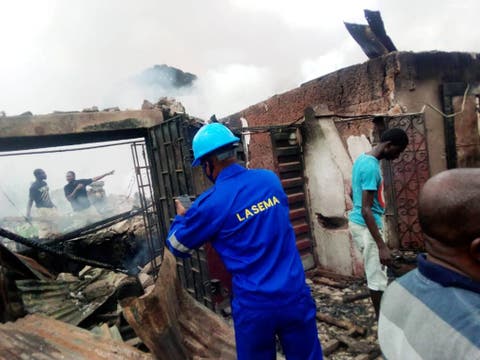 Breaking: Fire Guts Popular Mushin Foam Market | Daily Report Nigeria