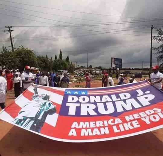 Church holds prayer walk for Donald Trump (photos) | Daily Report Nigeria