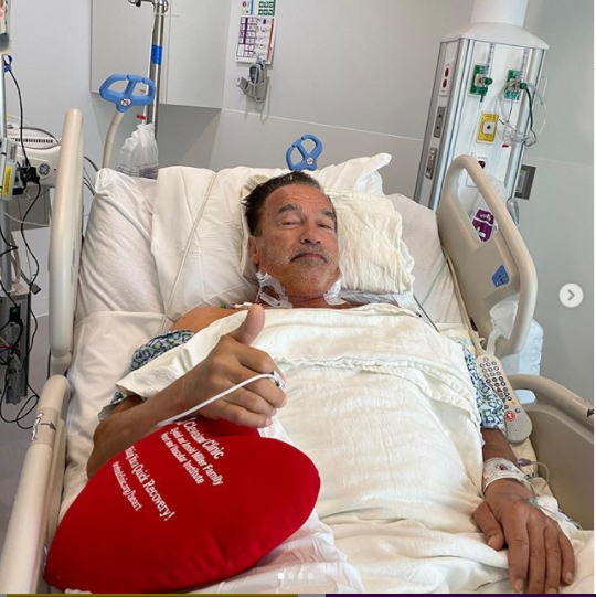 Photos: Terminator Star Arnold Schwarzenegger Undergoes Second Heart Surgery | Daily Report Nigeria