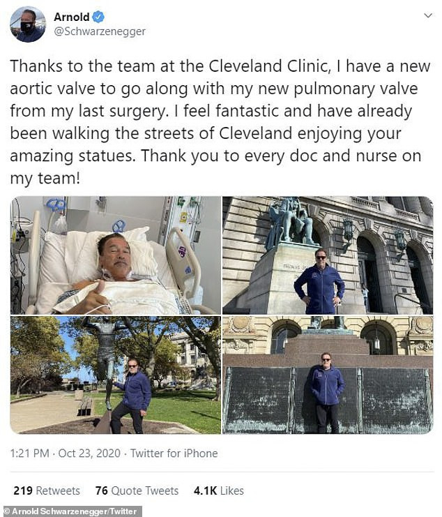 Photos: Terminator Star Arnold Schwarzenegger Undergoes Second Heart Surgery | Daily Report Nigeria