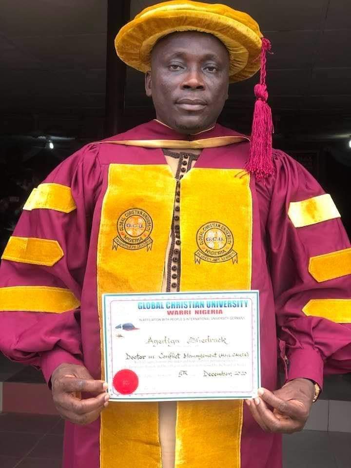 Agediga Bags German Doctorate Degree in Conflict Resolution | Daily Report Nigeria