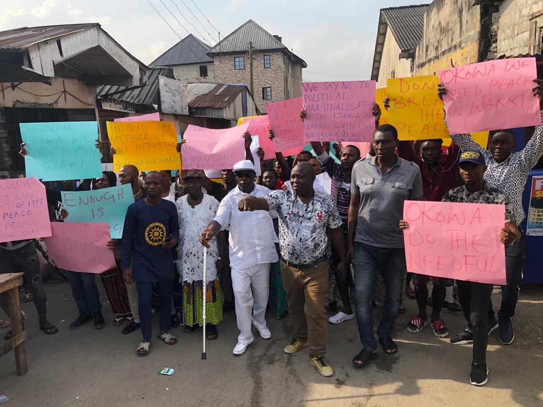 Ijaws in Warri Protests Exclusion From Ward Creation Exercise in Delta | Daily Report Nigeria