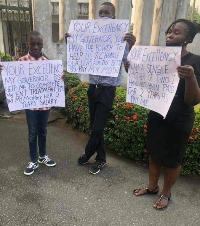 Judge Collapses During Protest Over Unpaid 2-Year Salaries | Daily Report Nigeria