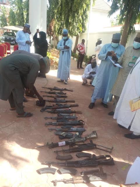 Seven Notorious Bandits Repent, Surrender Weapons in Zamfara | Daily Report Nigeria
