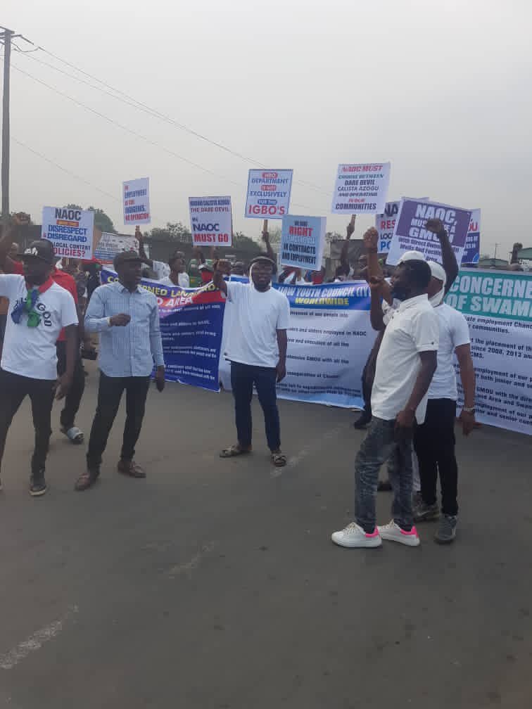 Breaking: Ijaw Youths, Host Communities Barricade Agip Office in Port Harcourt | Daily Report Nigeria