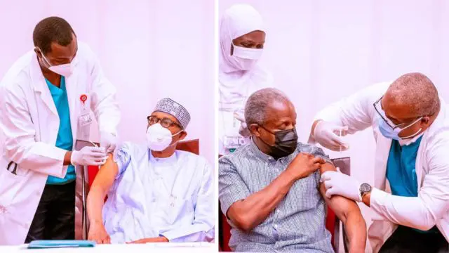 Presidency Reacts To fear of COVID-19 Vaccine Side Effects on Buhari, Osinbajo | Daily Report Nigeria