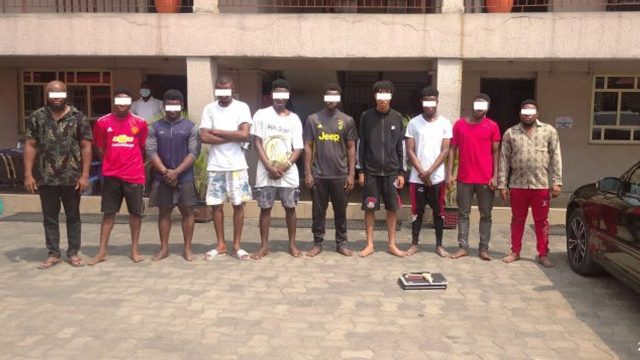 EFCC Arrests 10 Suspected Internet Fraudsters in Port Harcourt | Daily Report Nigeria