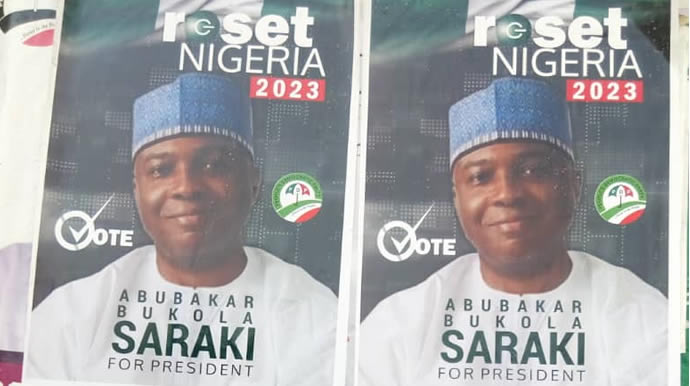 2023: Bukola Saraki Campaign Posters Spotted in Abuja | Daily Report Nigeria