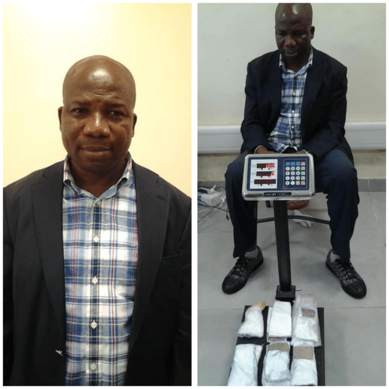 Local Government Vice Chairman Arrested With Cocaine At Lagos Airport | Daily Report Nigeria