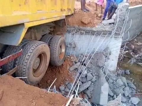 Bridge Constructed by Yahaya Bello Collapses 7 Days After Commissioning | Daily Report Nigeria