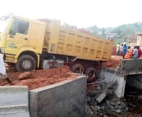 Bridge Constructed by Yahaya Bello Collapses 7 Days After Commissioning | Daily Report Nigeria