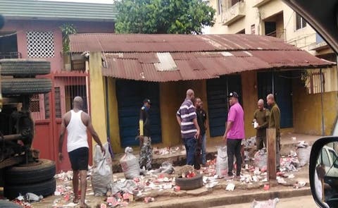 Panic as Truck Loaded With Live Bullets Falls, Spills Contents in Onitsha | Daily Report Nigeria