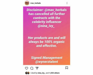 BBN Star Nina Ivy Looses Endorsement Deal With Herbal Company After Doing Plastic Surgery | Daily Report Nigeria