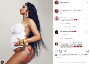 Cardi B announced she is pregnant at the BET Awards