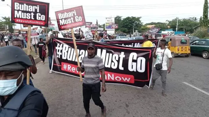 Live: Watch #BuhariMustGo Protest in Abuja | Daily Report Nigeria