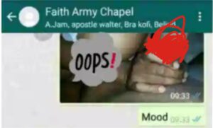 Church member sends p0rn to whatsapp group