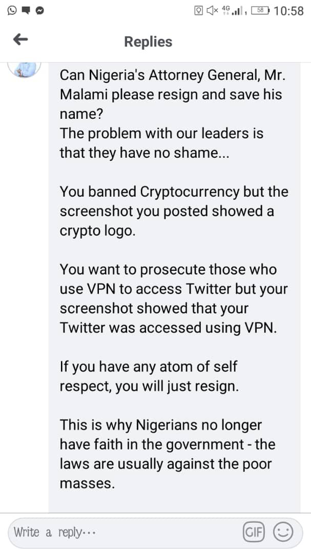 Twitter Ban: Malami in Trouble For Using VPN, Trading Crypto | Daily Report Nigeria