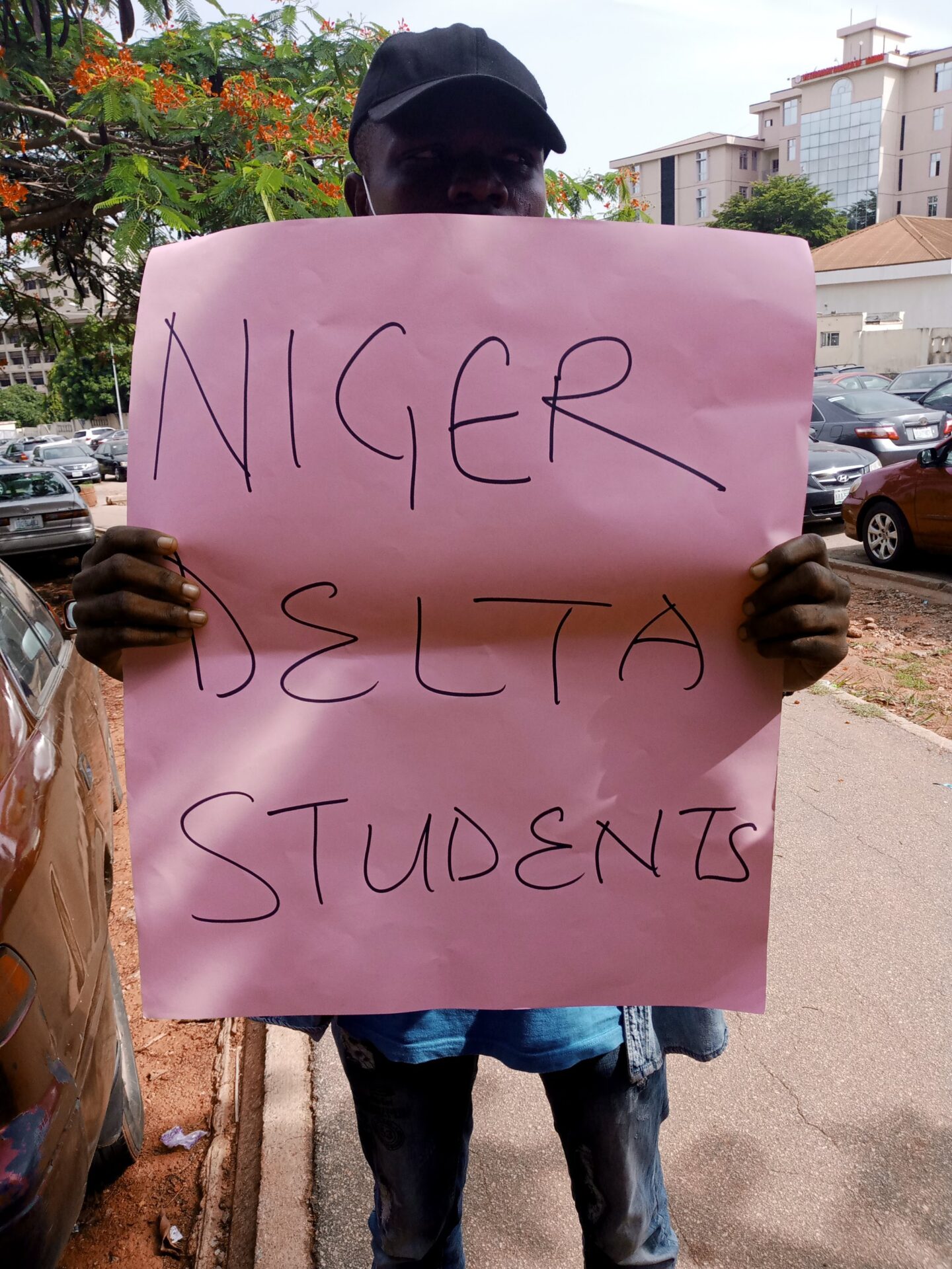 Breaking: Niger Delta Students Protest at TETFUND Gate Abuja | Daily Report Nigeria