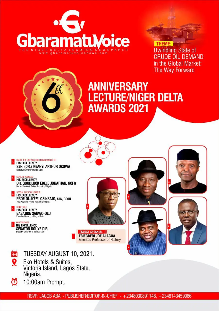 Jonathan, Osibanjo, Okowa, Sanwo-Olu, Others to Grace GbaramatuVoice  6th Anniversary | Daily Report Nigeria