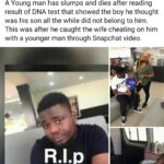 #SAD: Man slumps and dies after DNA reveals he is not the father of his son, Nigerians react | Daily Report Nigeria