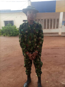 Fake Naval Officer who Terrorizes POS stand arrested in Nasarawa | Daily Report Nigeria