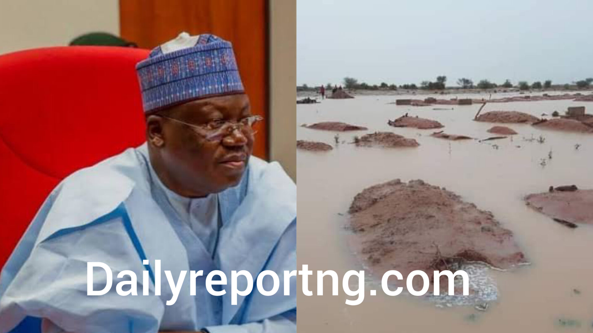 Corpses Exposed as Flood Overwhelms Graveyard in Senate President's Home Town [Photos] | Daily Report Nigeria