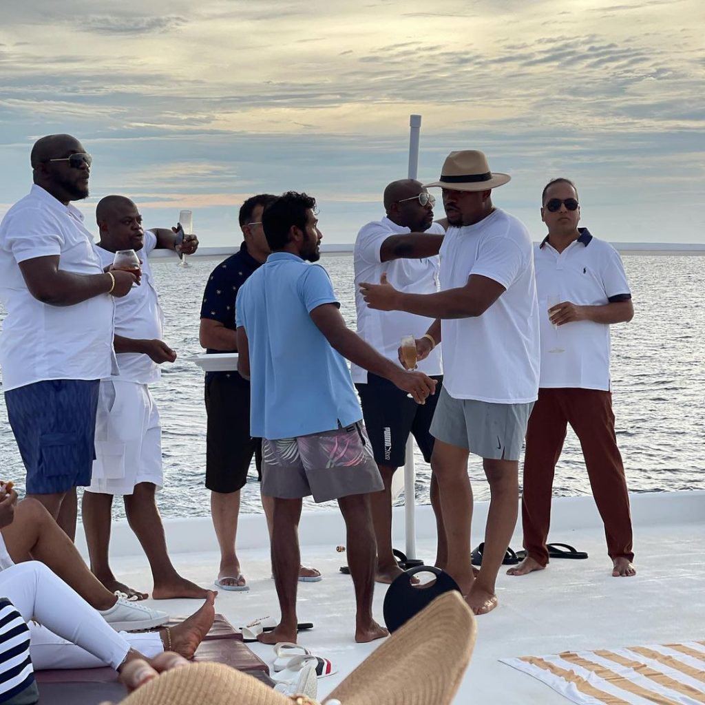 Obi Cubana, Friends Catch Cruise on a Yacht in the Maldives | Daily Report Nigeria