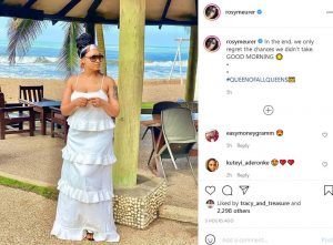 Rosy Meurer Writes After Sharing Family Photos - In The End We Only Regret The Chances We Didn’t Take | Daily Report Nigeria