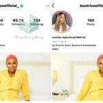 BBNaija: Beatrice Become First Housemate to get Verified on Instagram | Daily Report Nigeria