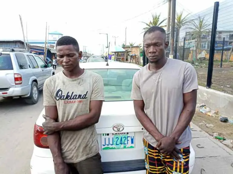 Police nab two "one chance" armed robbers in Lekki/Ajah axis | Daily Report Nigeria