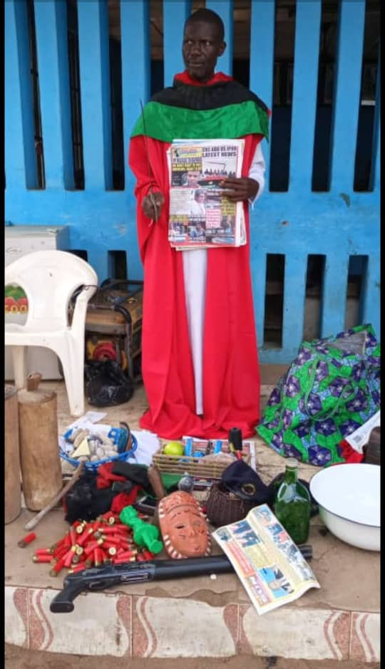 Spiritual Father Who offers Fortification for IPOB Members Arrested in Imo State | Daily Report Nigeria