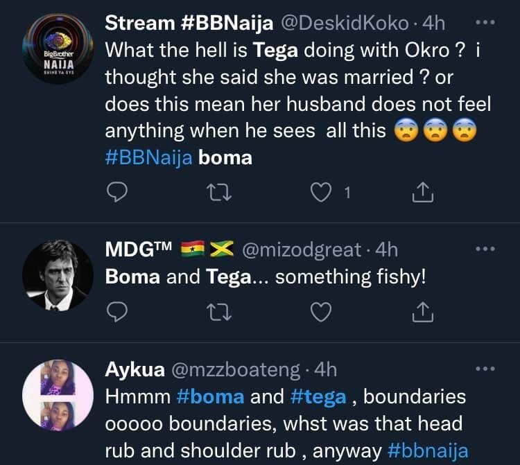 BBNaija S6: Reactions as Boma and Tega Are Caught Under Duvet | Daily Report Nigeria