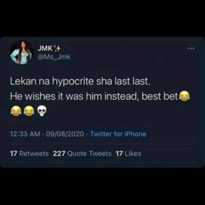 BBNaija S6: See Tweets of BBNaija JMK Trolling Wizkid, Erica, Tacha and Laycon | Daily Report Nigeria