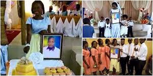 Reactions as Lady Get Married to Photo of her Lover, as Man Claims he is Busy Aroad | Daily Report Nigeria