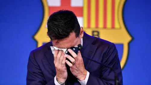 Why I Cried During Barcelona Farewell Conference - Messi | Daily Report Nigeria