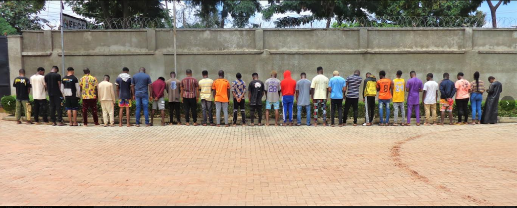 EFCC Arrest 26 Internet Fraud Suspects in Delta State | Daily Report Nigeria