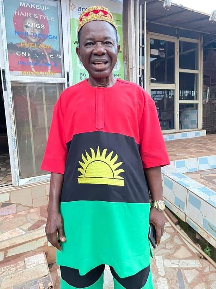 Actor Chinwetalu Agu Showcases Biafra Flag Clothe Design | Daily Report Nigeria