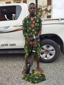 Police Arrest Fake Military Officer With AK-49 Riffle | Daily Report Nigeria