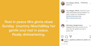 Actress Nkechi Blessing Sunday Looses Her Mum | Daily Report Nigeria