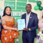 Africa's Blockchain Firm Unveils Tonto Dikeh as Brand Ambassador | Daily Report Nigeria