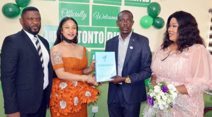 Africa's Blockchain Firm Unveils Tonto Dikeh as Brand Ambassador | Daily Report Nigeria