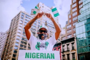 Nigerians in New York Campaign Against Secession (PHOTOS) | Daily Report Nigeria