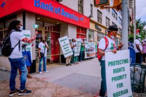 Nigerians in New York Campaign Against Secession (PHOTOS) | Daily Report Nigeria