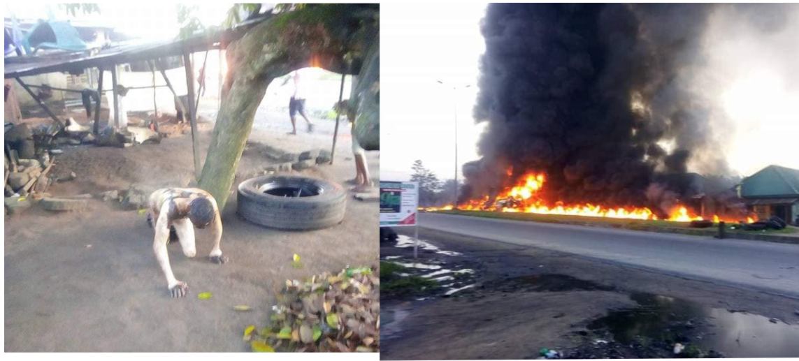 Many Burnt to Death, Properties Destroyed as Petrol tanker Explodes in Rivers
