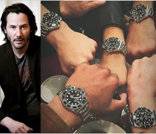 Keanu Reeves Gifts 'John Wick 4' Stuntmen Customized Rollex Watches | Daily Report Nigeria